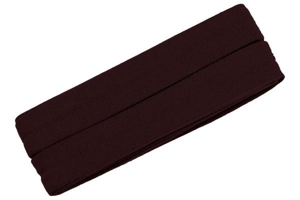 Oaki Doki Jersey Schrägband gefalzt 3m Coupon Tiefburgund